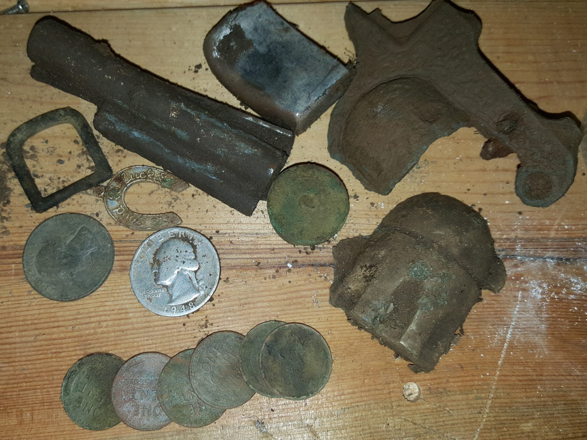 Metal detecting finds — GA homesites