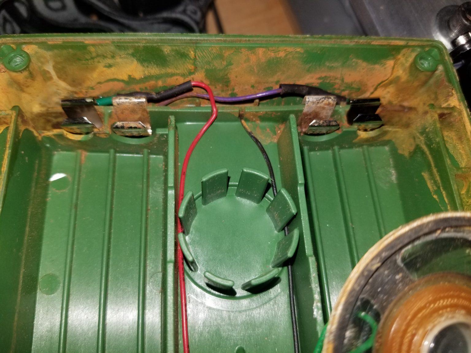 How to repair a Garrett GTI 2500 battery holder